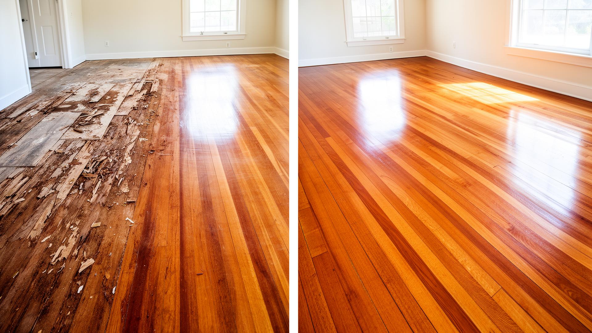 Floor repair services by Perez Flooring